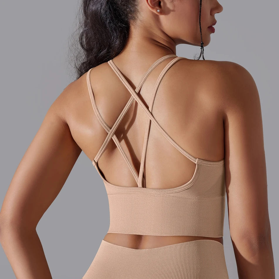 Sport Bra Women Shockproof