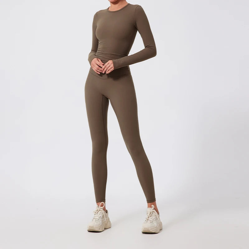 Hearuisavy Yoga Suit Quick-Dry Gym Set