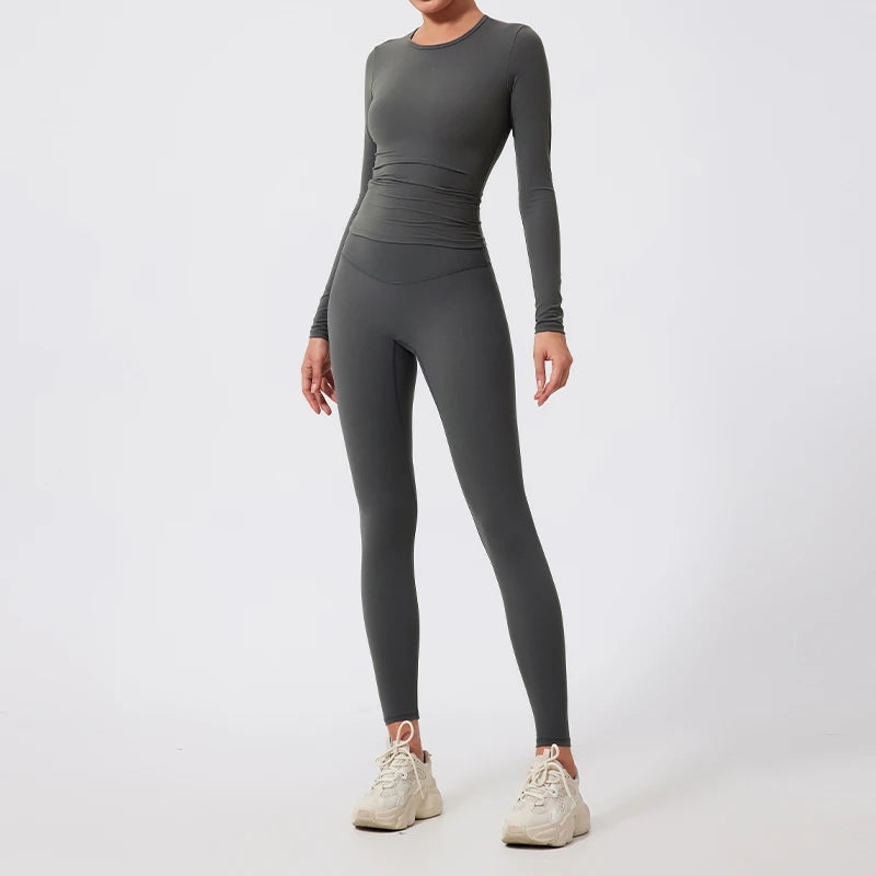 Hearuisavy Yoga Suit Quick-Dry Gym Set