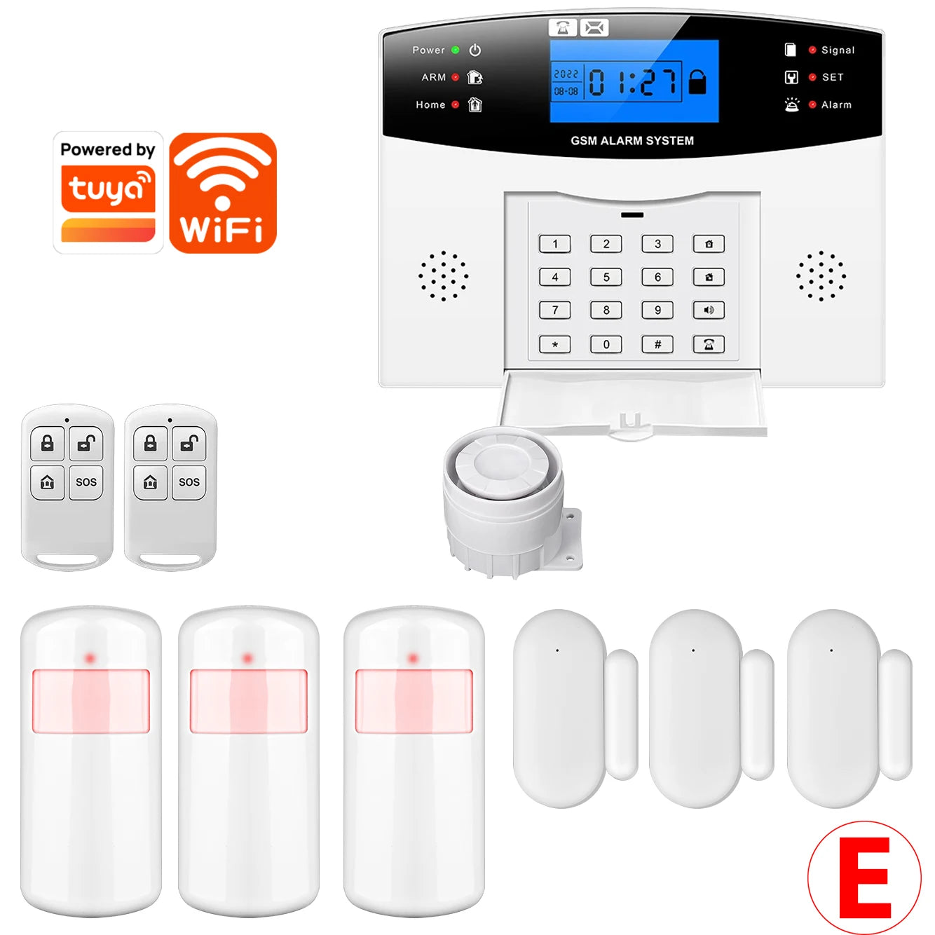 GSM WiFi Smart Alarm System