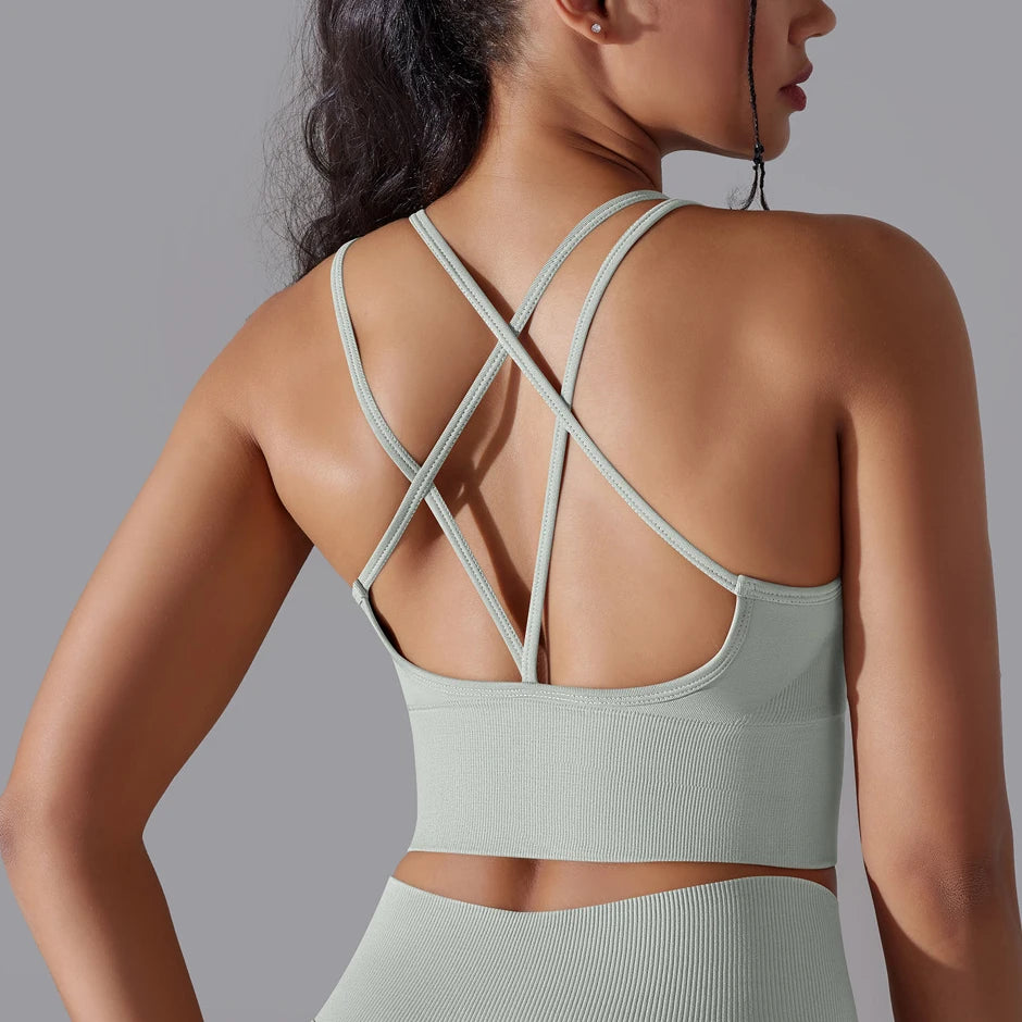 Sport Bra Women Shockproof
