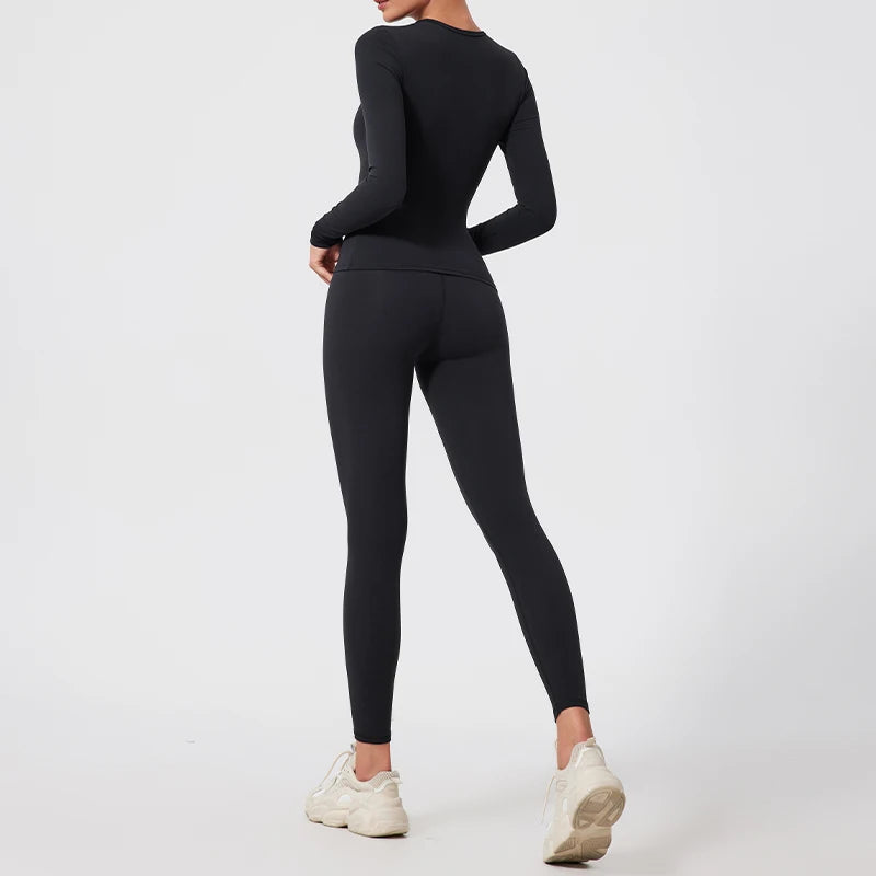 Hearuisavy Yoga Suit Quick-Dry Gym Set
