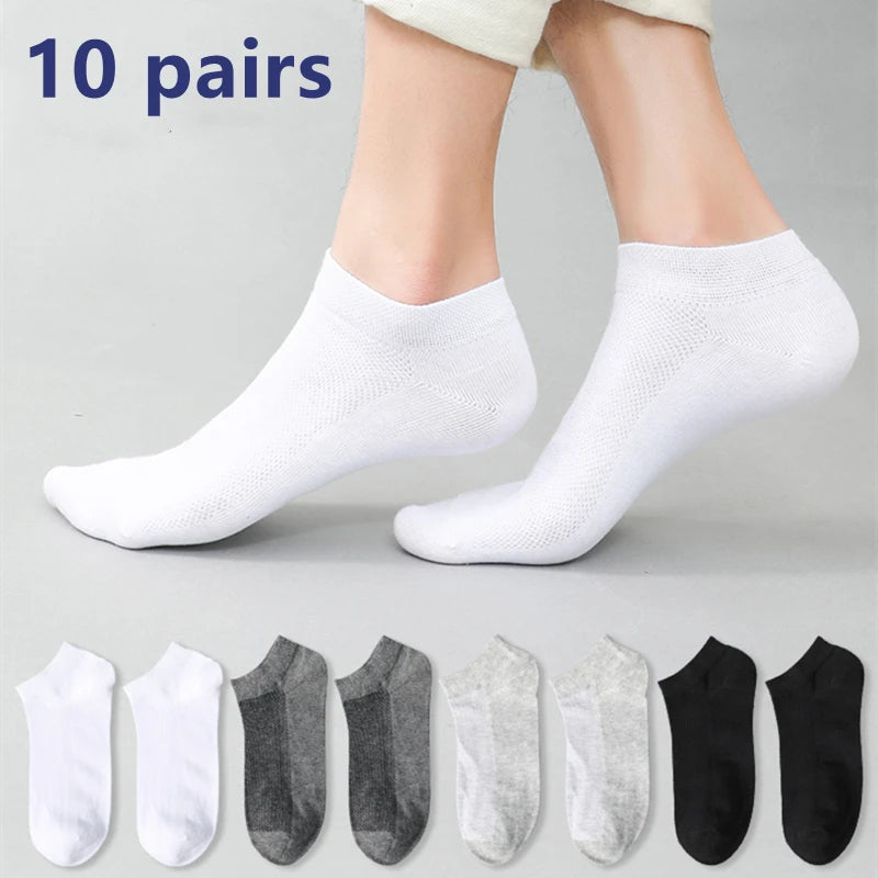 10pairs Breathable Cotton Sports