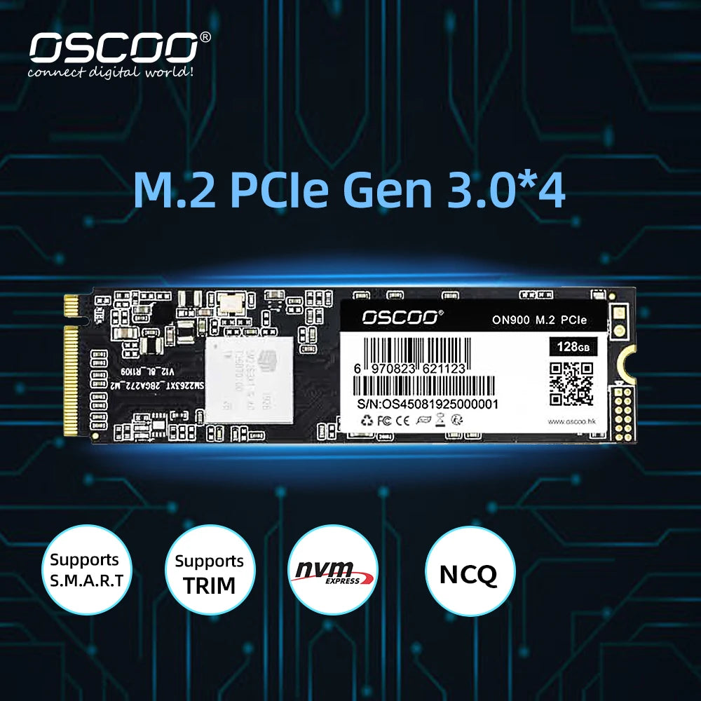 OSCOO M.2 NVME ssd M2 1TB PCIe NVME SSD 128GB 512GB 256gb