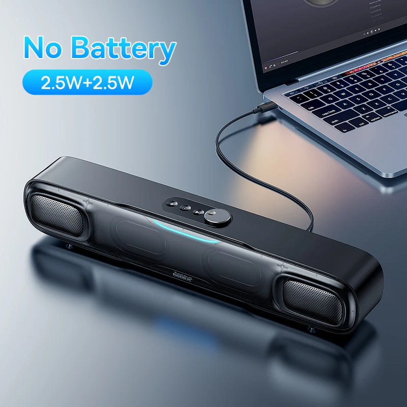 Baseus DS10 Portable Soundbar Speaker Bluetooth 5.3 4-Unit Driver Audio 3D Soundscape Surround