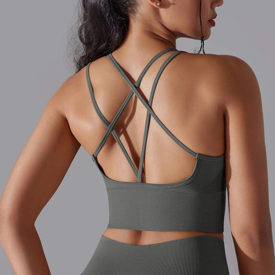 Sport Bra Women Shockproof