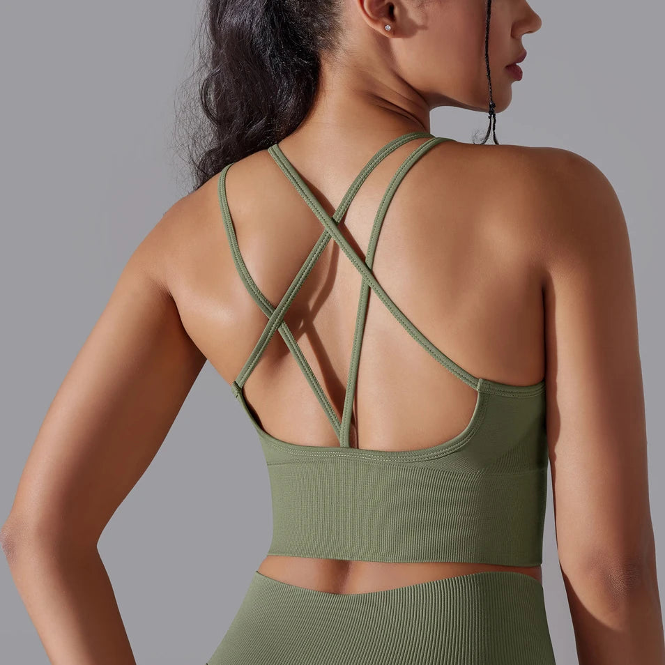 Sport Bra Women Shockproof