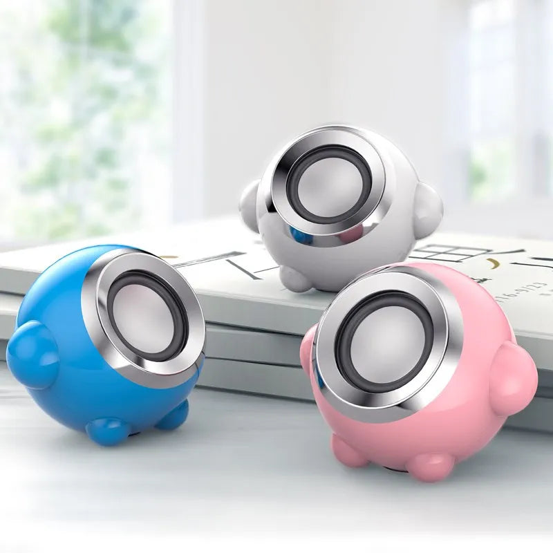Pink Computer Speakers For PC Laptop