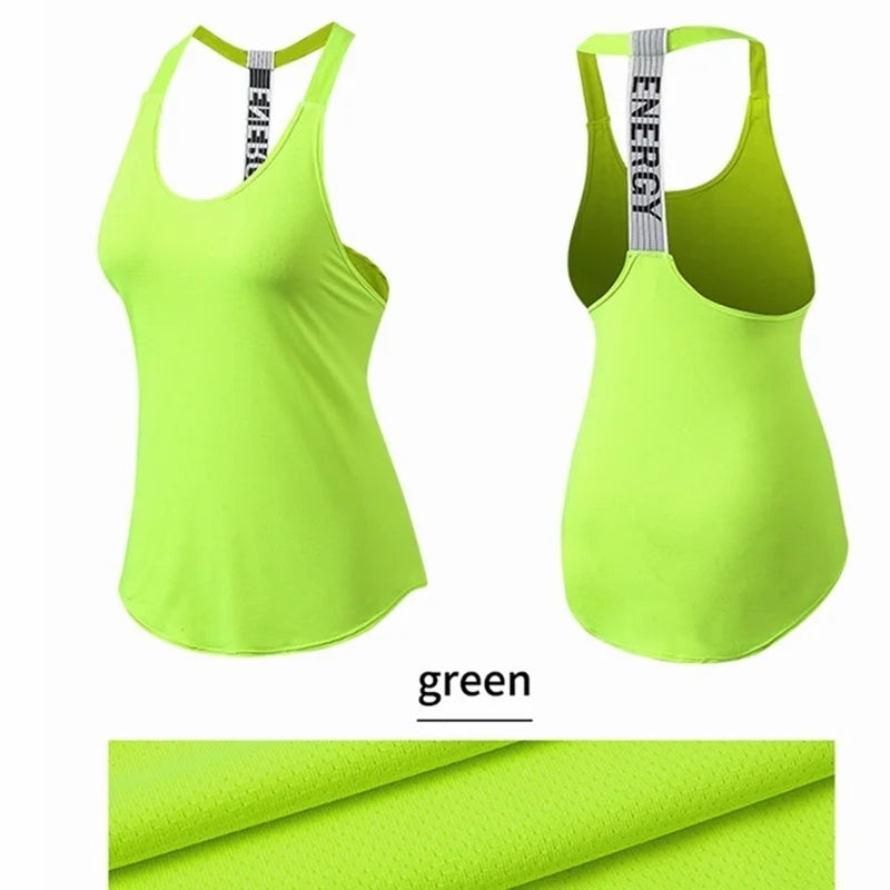 Yoga tops ladies gym shirts