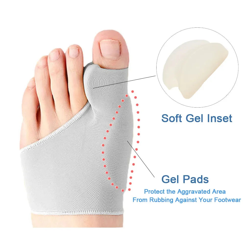 Toe Separator Hallux Valgus Bunion Corrector Orthotics Feet Bone