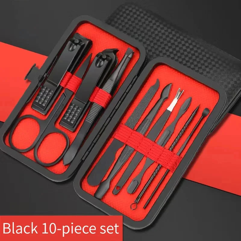 24PCS Set Professional Manicure Set Kits Stainless Steel