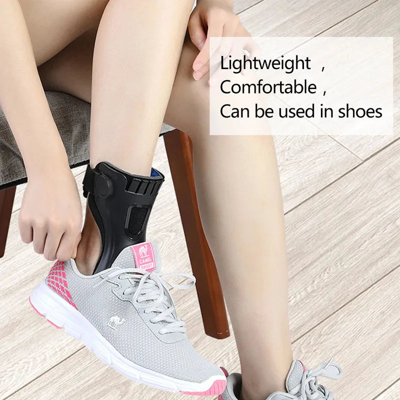 1PC AFO Drop Foot Brace Orthosis Ankle Support-With Comfortable Inflatable Airbag
