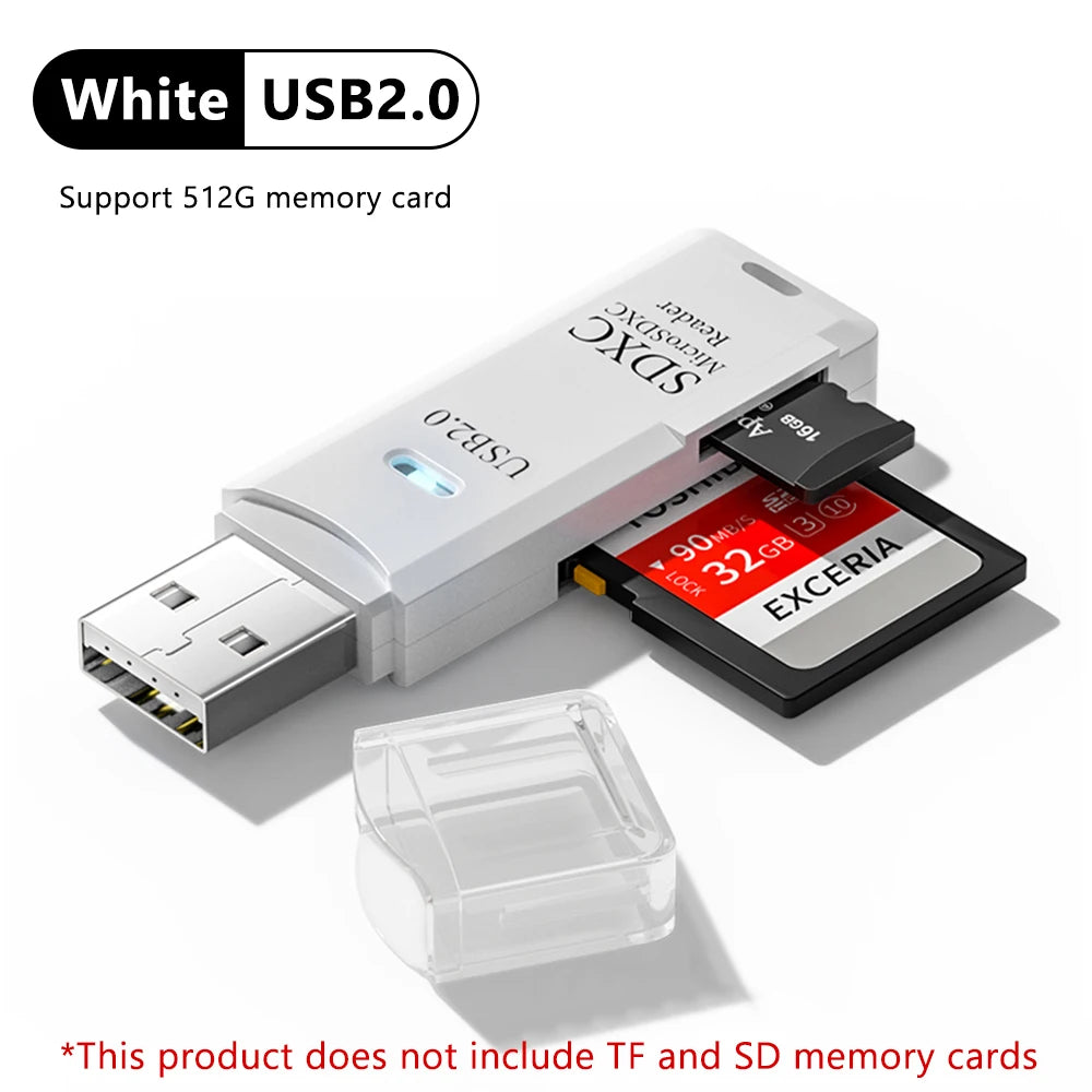 2 in 1 USB 3.0 Card Reader Micro TF sd card