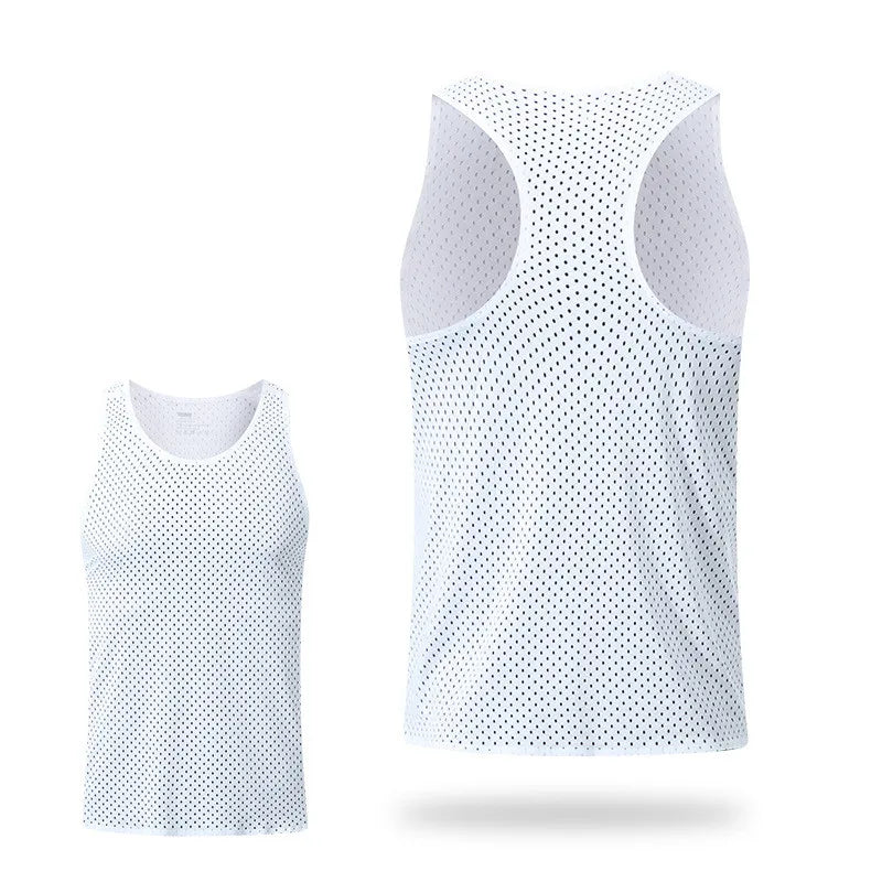 5 Colors Men's Marathon Running Quick Dry Training Top Mesh
