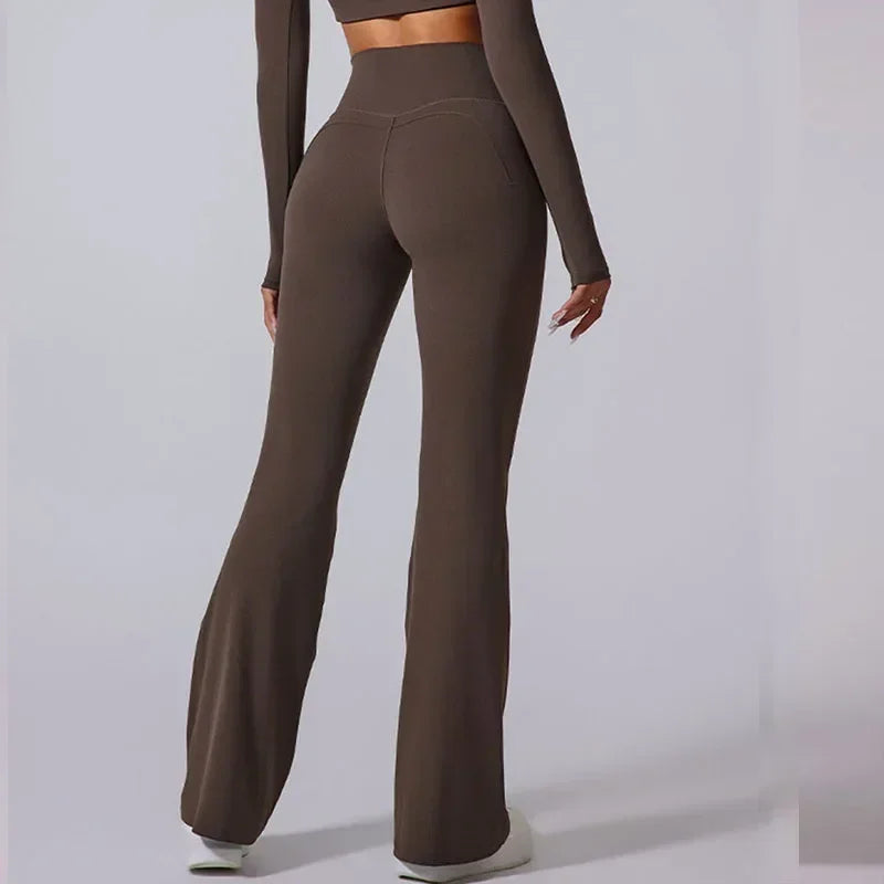 Cloud Hide Leisure Sports Trousers Home Workout Long Yoga Pants