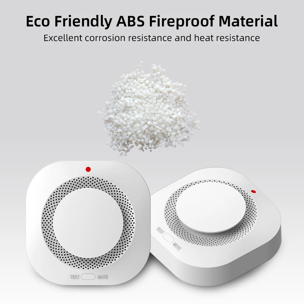 Independent Smoke Detector Sensor For Home Warehouse Security Smart Smoke Fire Alarm