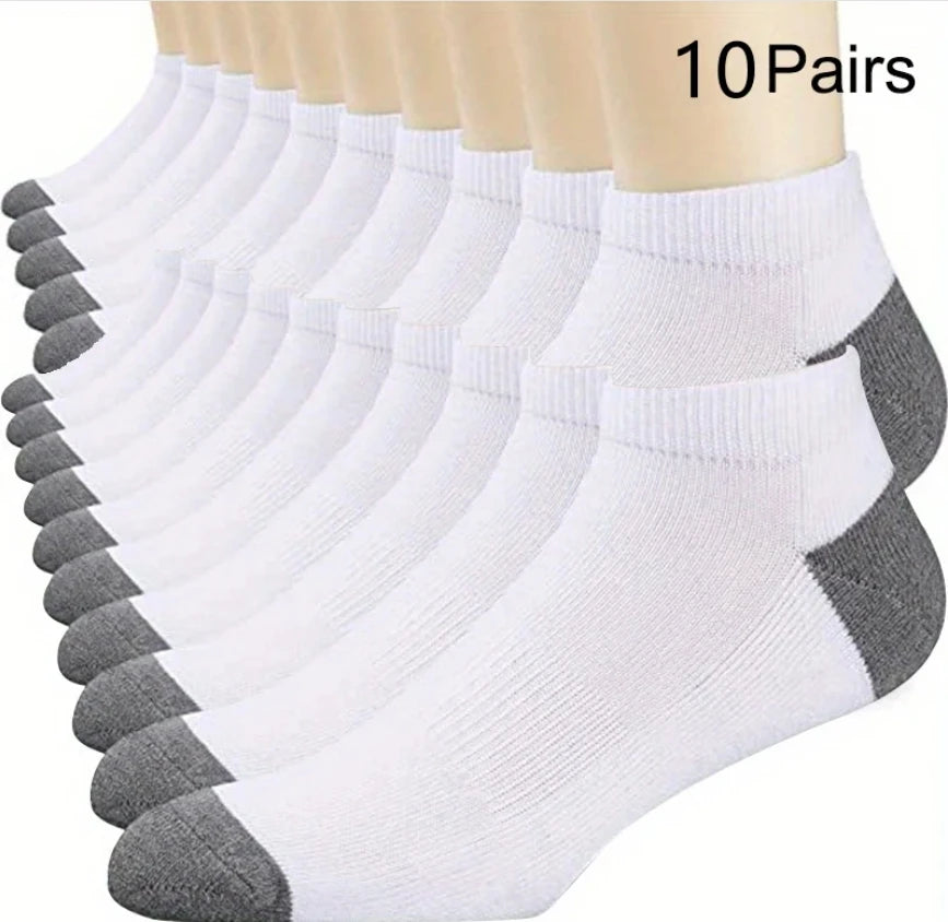 10pairs Breathable Cotton Sports