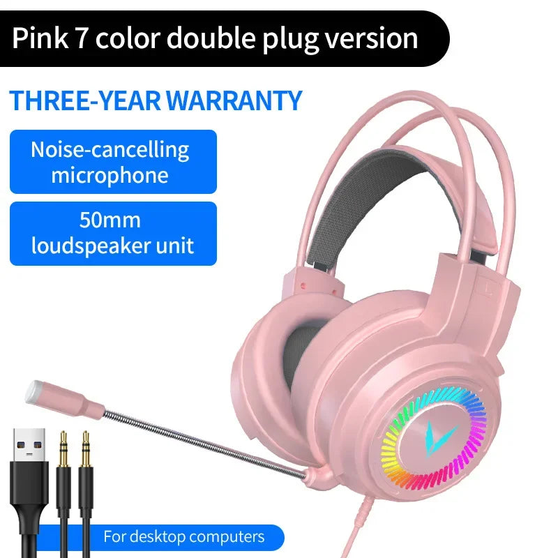Headset 7.1 Stereo SVirtual Surround Bass Earphone