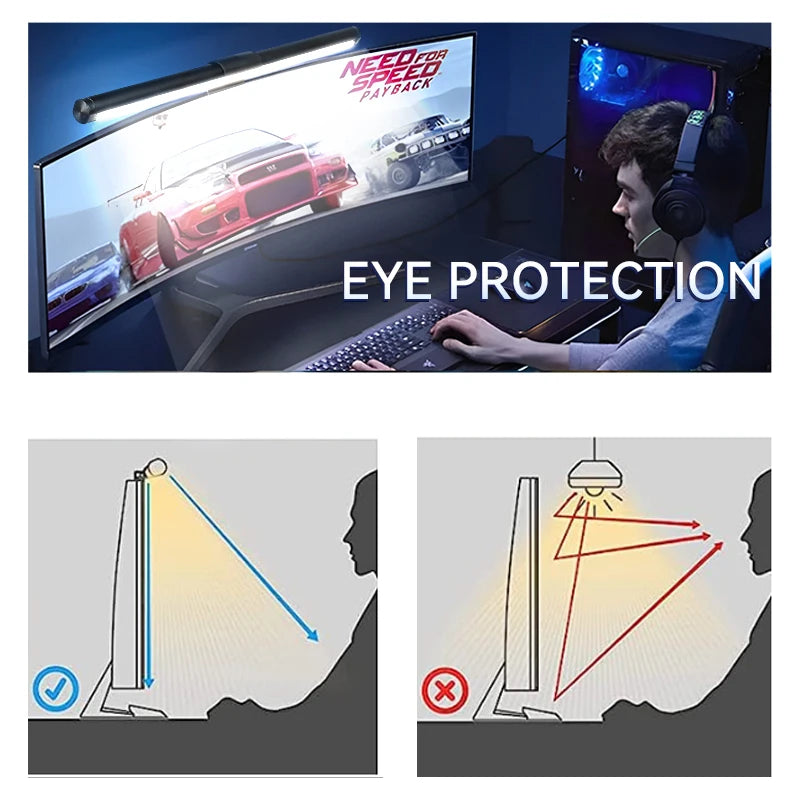 Monitor Bar LED Desk Computer Game For Pc Dimming Light