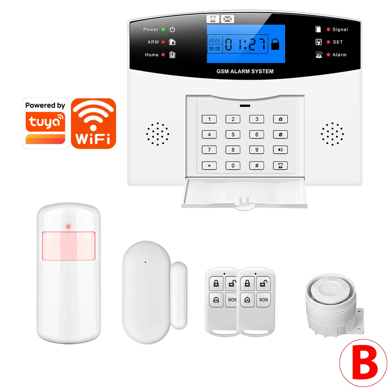 GSM WiFi Smart Alarm System
