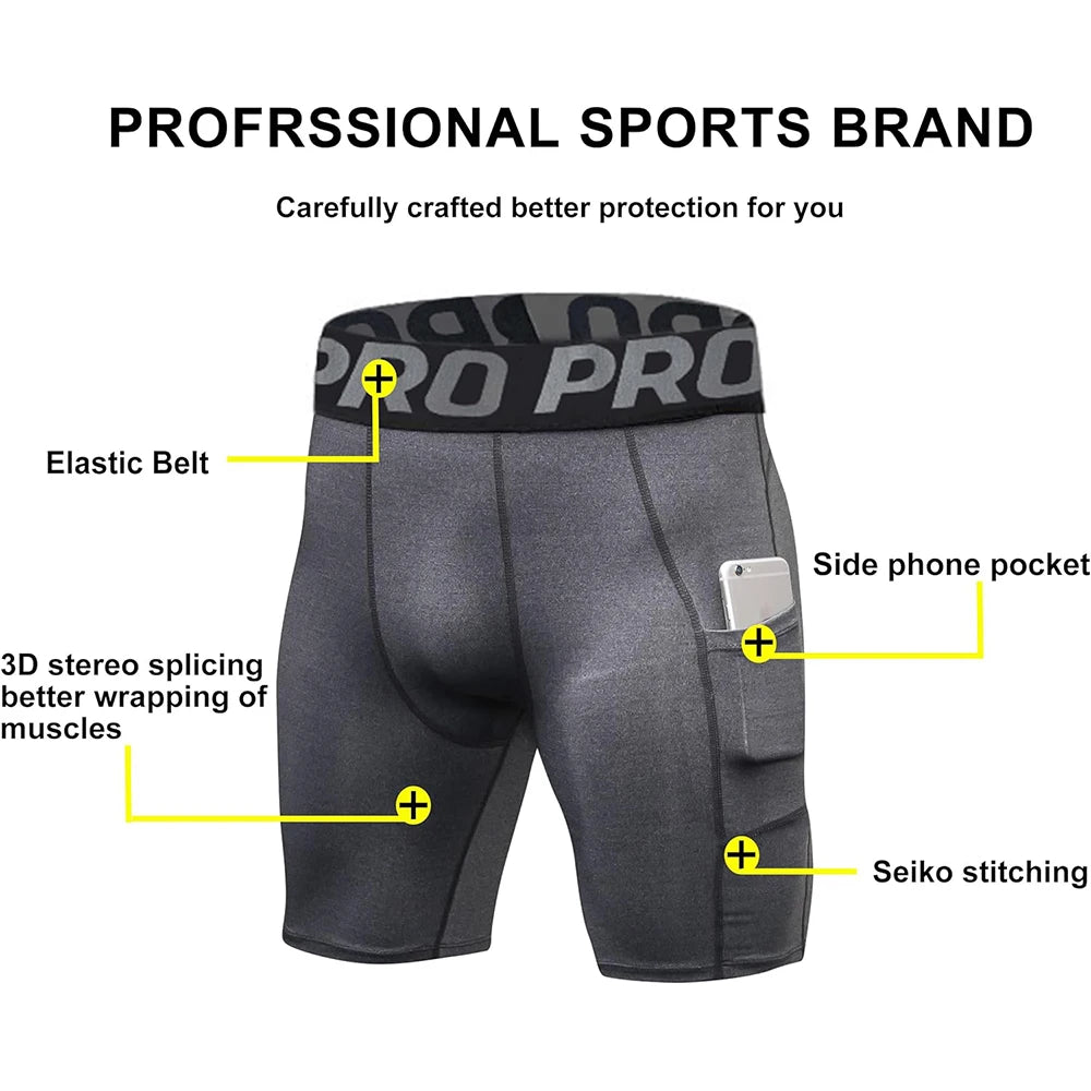 Mens Gym Shorts with Pockets Workout