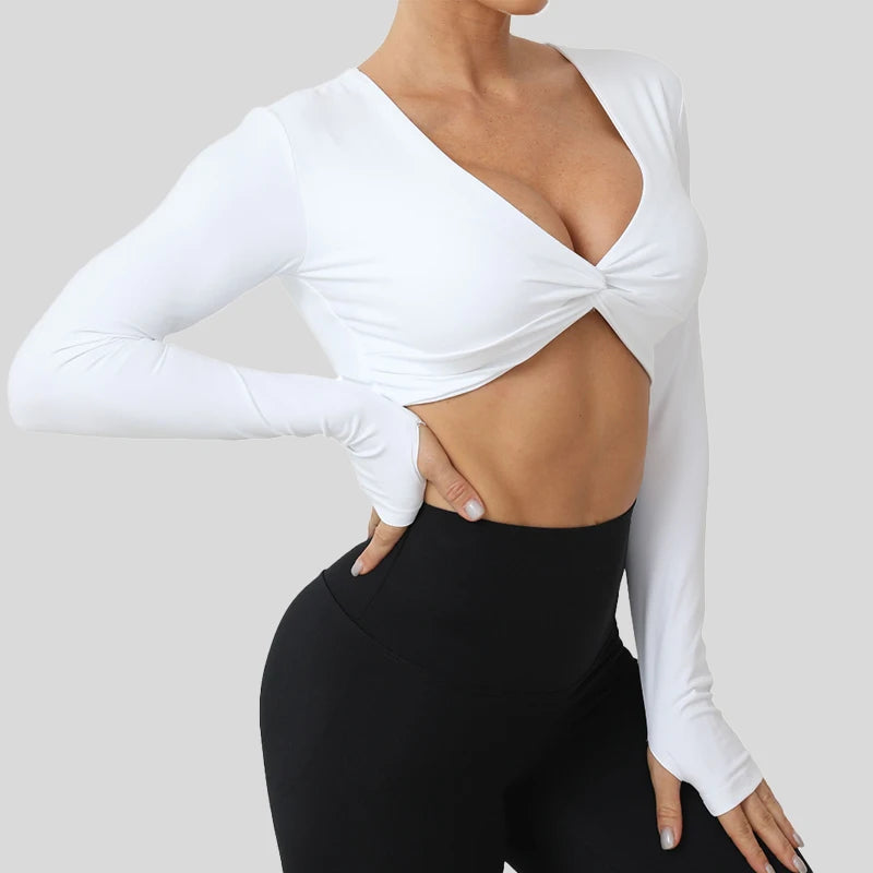 Crop Top Women Quick Dry Yoga Clothing