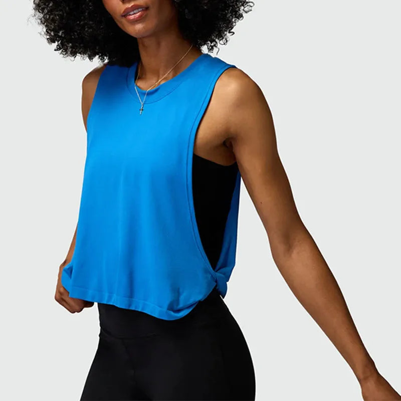 Breathable Workout Gym Tank Tops Female Sportswear