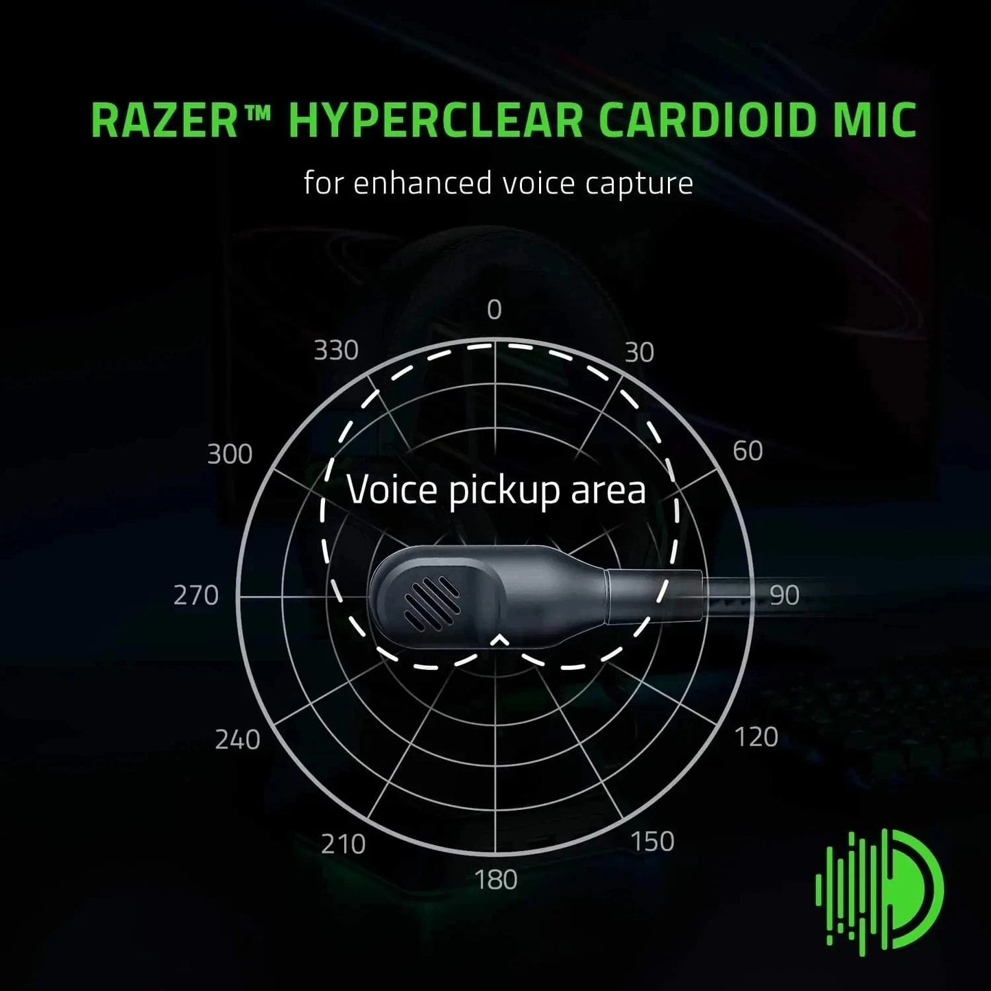 Razer BlackShark V2 X Wired Gaming Headset: 7.1 Surround Sound