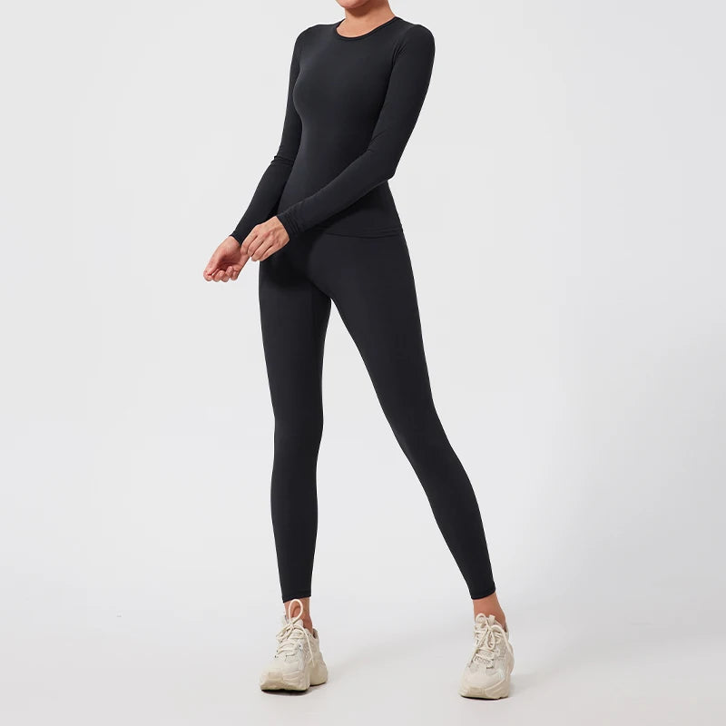 Hearuisavy Yoga Suit Quick-Dry Gym Set