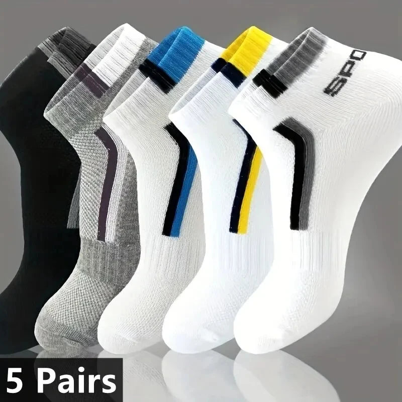 10pairs Breathable Cotton Sports