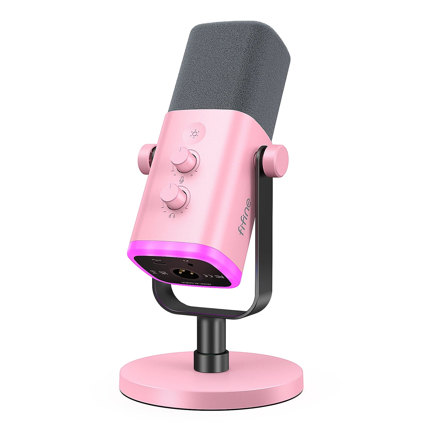FIFINE USB/XLR Dynamic Microphone with Touch Mute Button