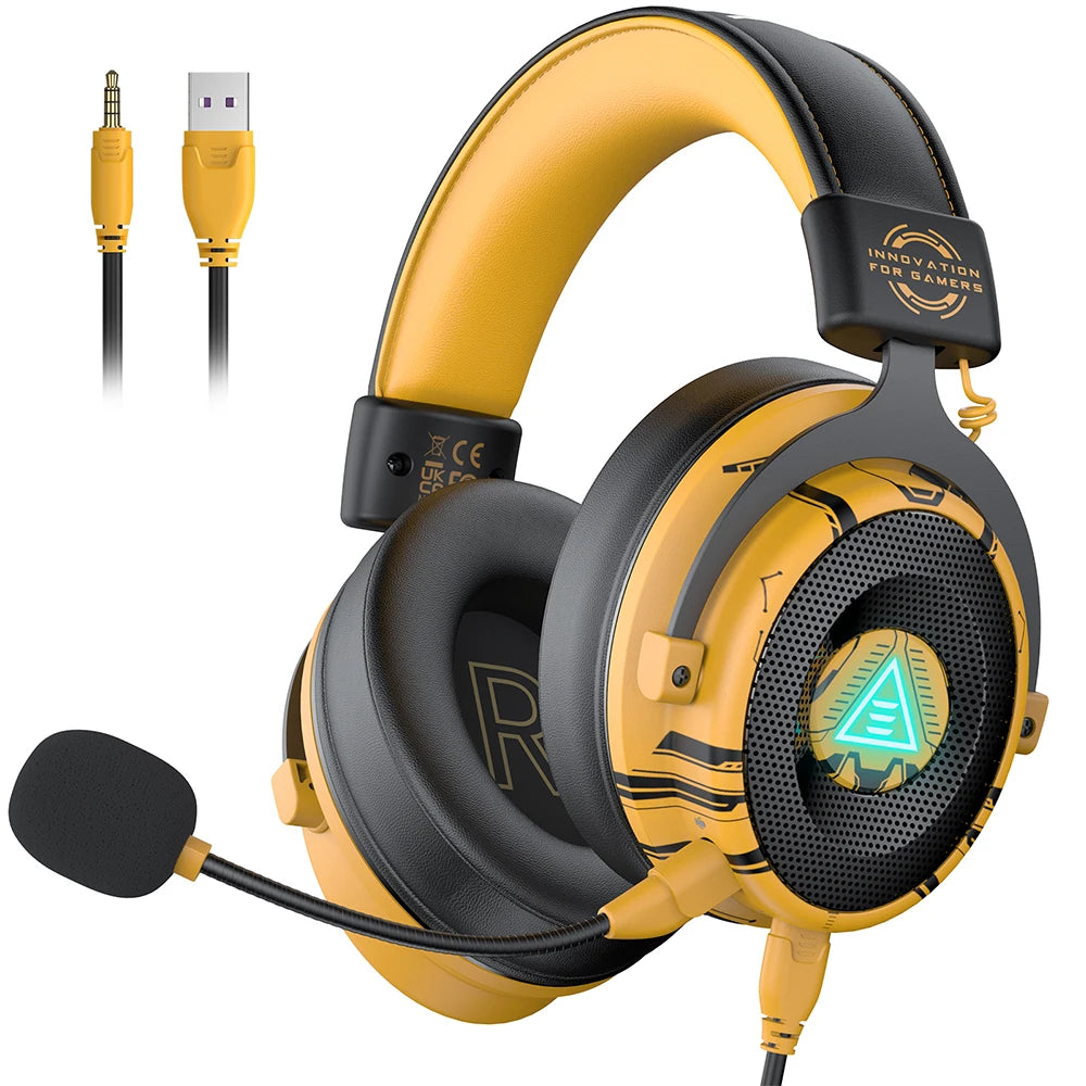 Gaming Headphones For PC/PS4/PS5/Xbox, 7.1 Surround Wired Headset Gamer