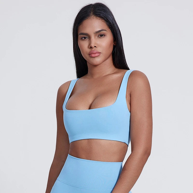 Sexy U-Neck Sports Bra Gym Workout