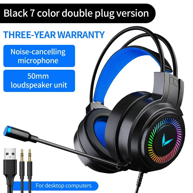 Headset 7.1 Stereo SVirtual Surround Bass Earphone
