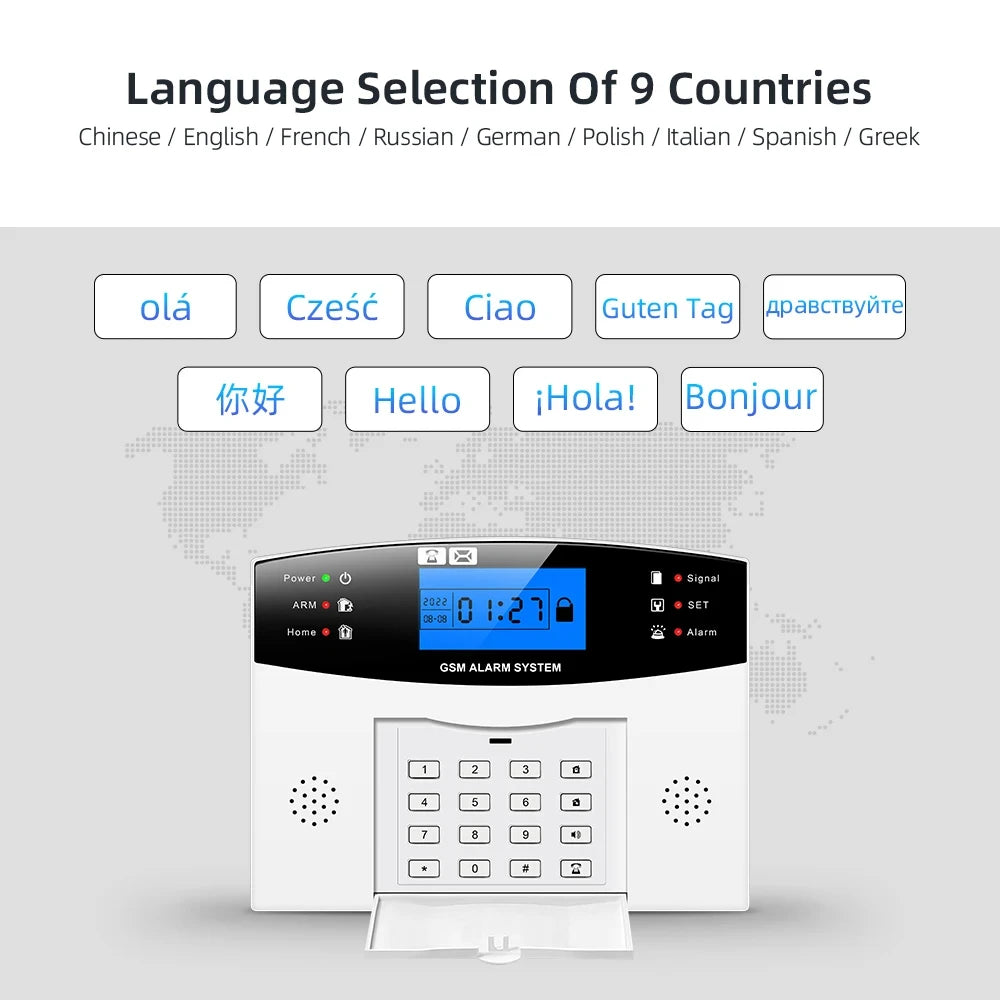 GSM WiFi Smart Alarm System