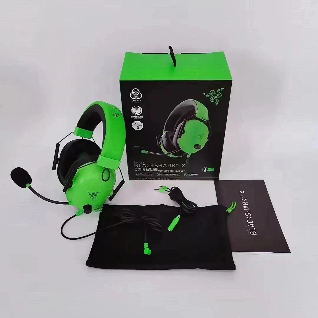 Razer BlackShark V2 X Wired Gaming Headset: 7.1 Surround Sound