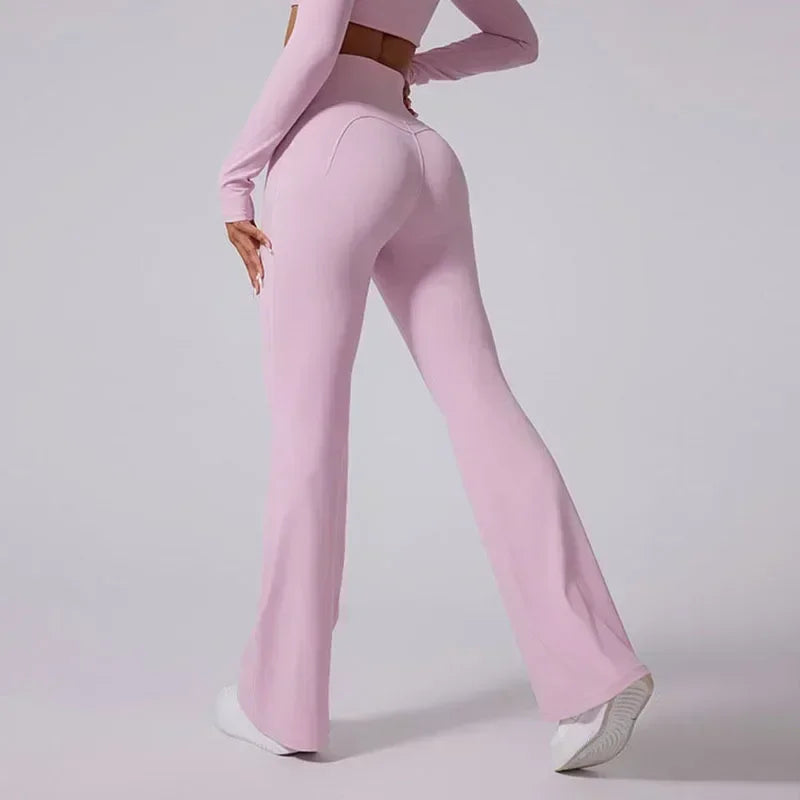 Cloud Hide Leisure Sports Trousers Home Workout Long Yoga Pants