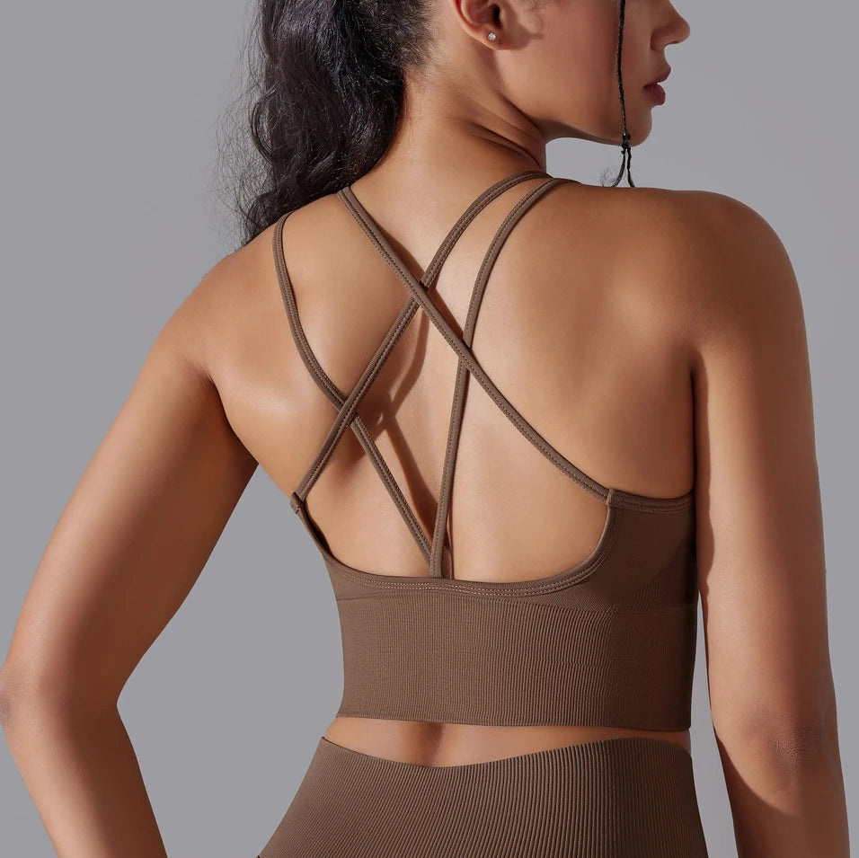 Sport Bra Women Shockproof