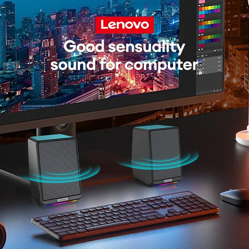 Lenovo TS38 Wired Desktop Speakers Sound Bar