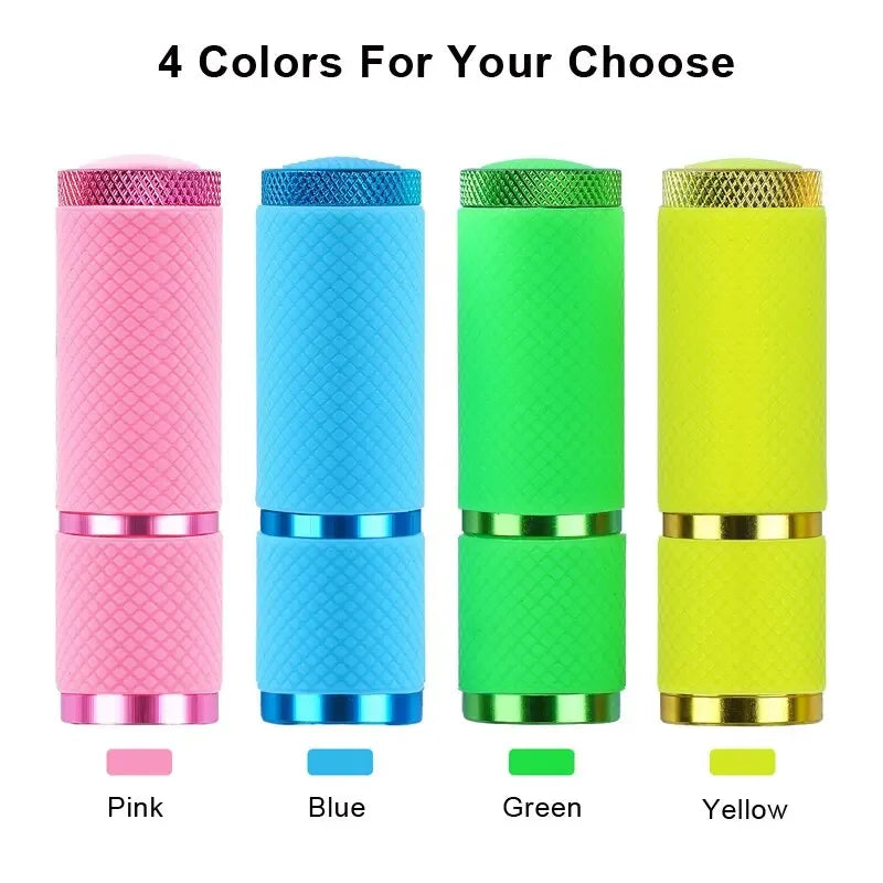 Nail Dryer Mini 9 LED Lights Flashlight UV