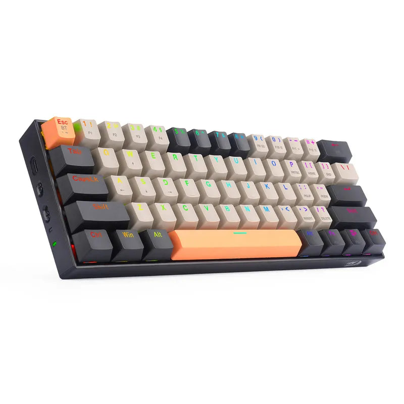 Redragon Pro Draconic Wireless RGB Bluetooth/2.4Ghz/Wired 3-Mode 61 Keys