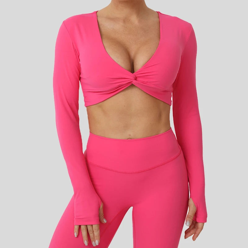 Crop Top Women Quick Dry Yoga Clothing