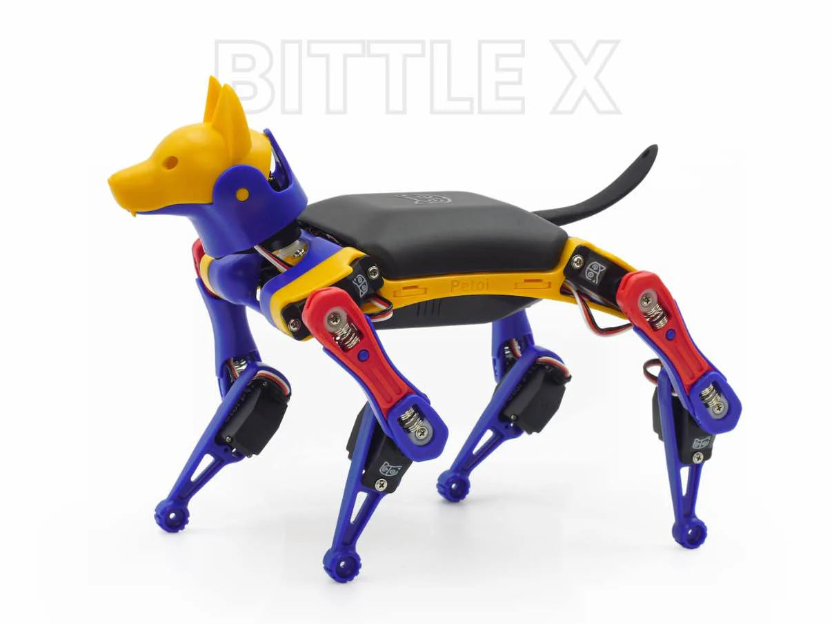 Petoi Robot Dog Bittle X with Optional Robotic Arm Gripper