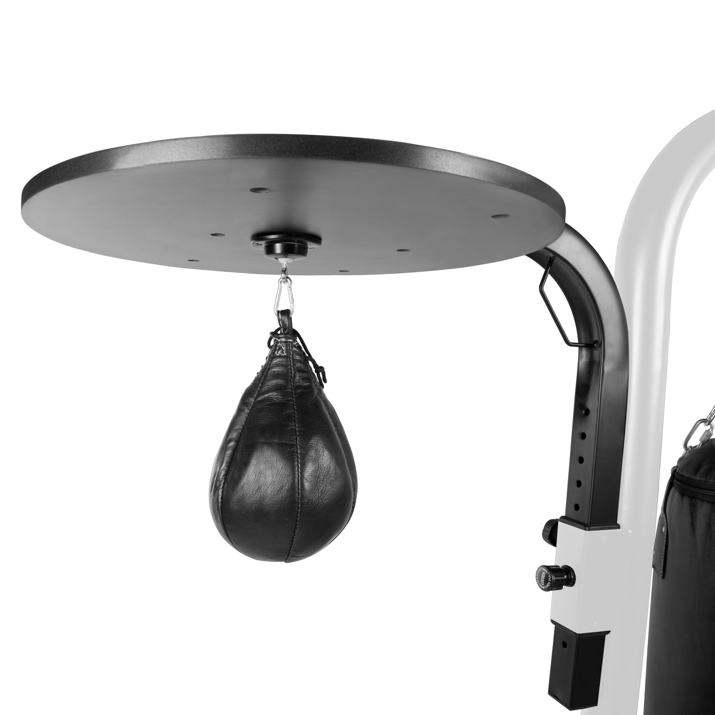 Fuel Pureformance Heavy Bag Stand with Speed Punching Bag Platform, White