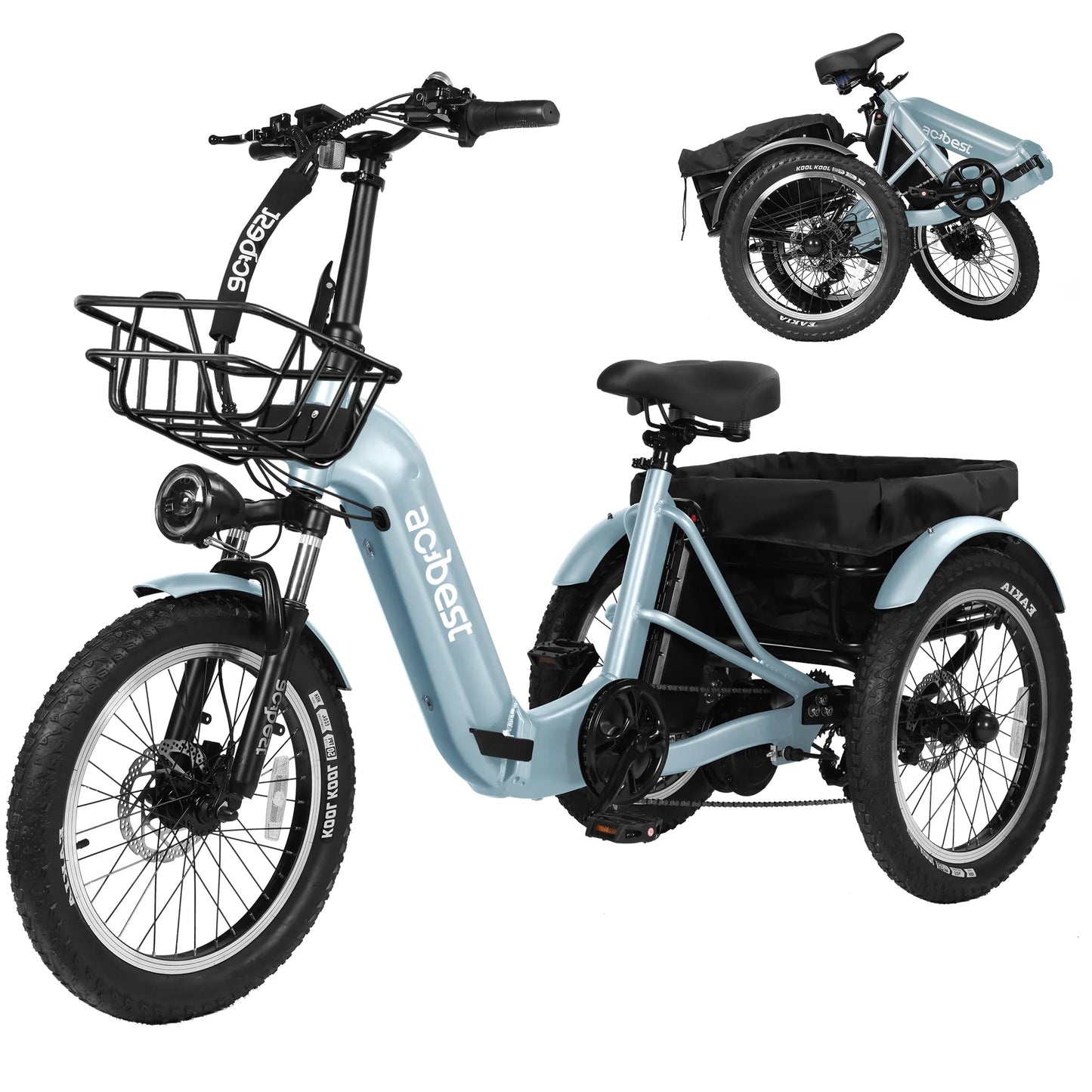 Triker Folding 3 Wheels Electric Bike