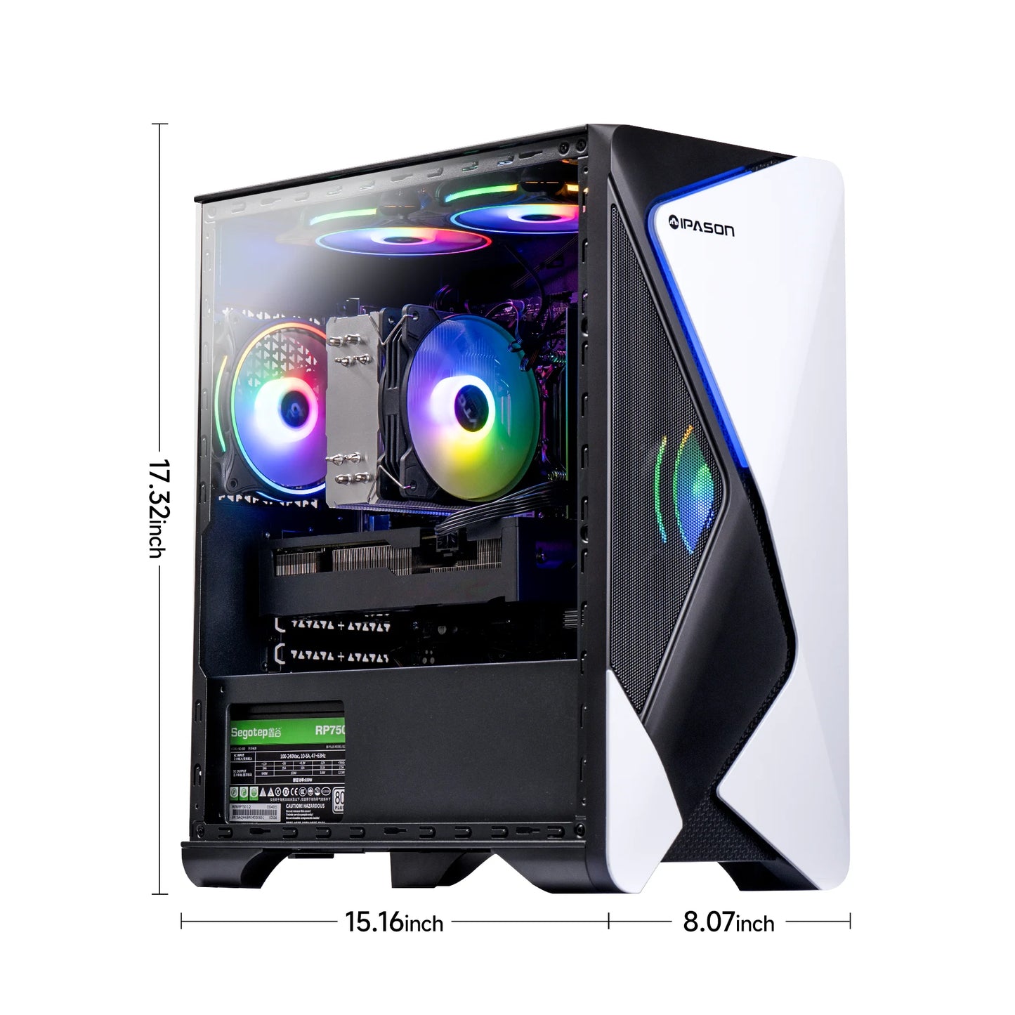Gaming PC, AMD Ryzen 7 5700X,RTX 4060Ti, 16GB RAM, 1TB Ssd,Windows 11,Desktop PC