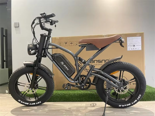 Ebike Jansno X50 750W 48V14AH Fat Tire Electric Bike Beach Cruiser Off-Road Electric Bike Adult City Mountain Electric Bike