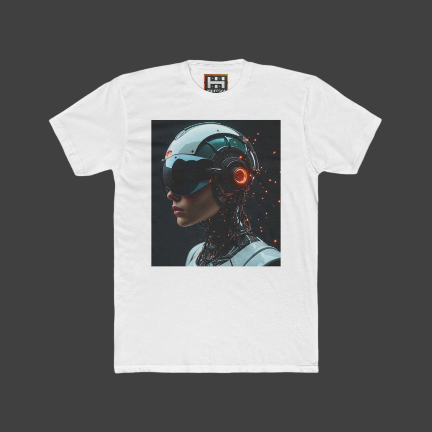 Futuristic  Unisex Cotton Crew Tee - Unique High Design Graphic Shirt