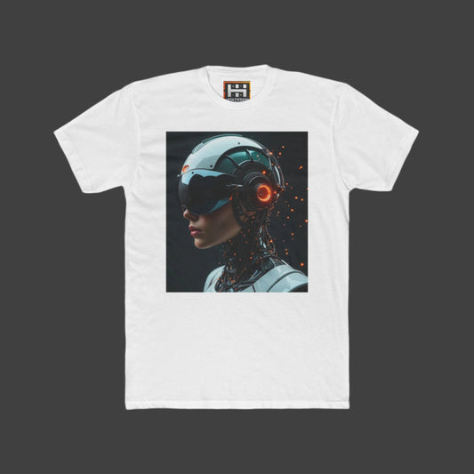 Futuristic  Unisex Cotton Crew Tee - Unique High Design Graphic Shirt