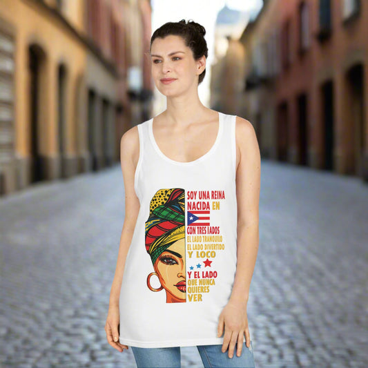Cultural Empowerment Tank Top, Inspirational Unisex Style, Gifts for Her, Summer Fashion, Confidence Apparel, Unique Artwork